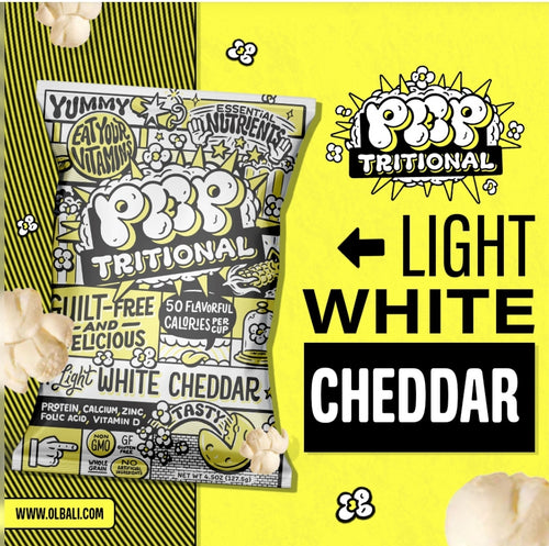 Poptritional Light White Cheddar Popcorn