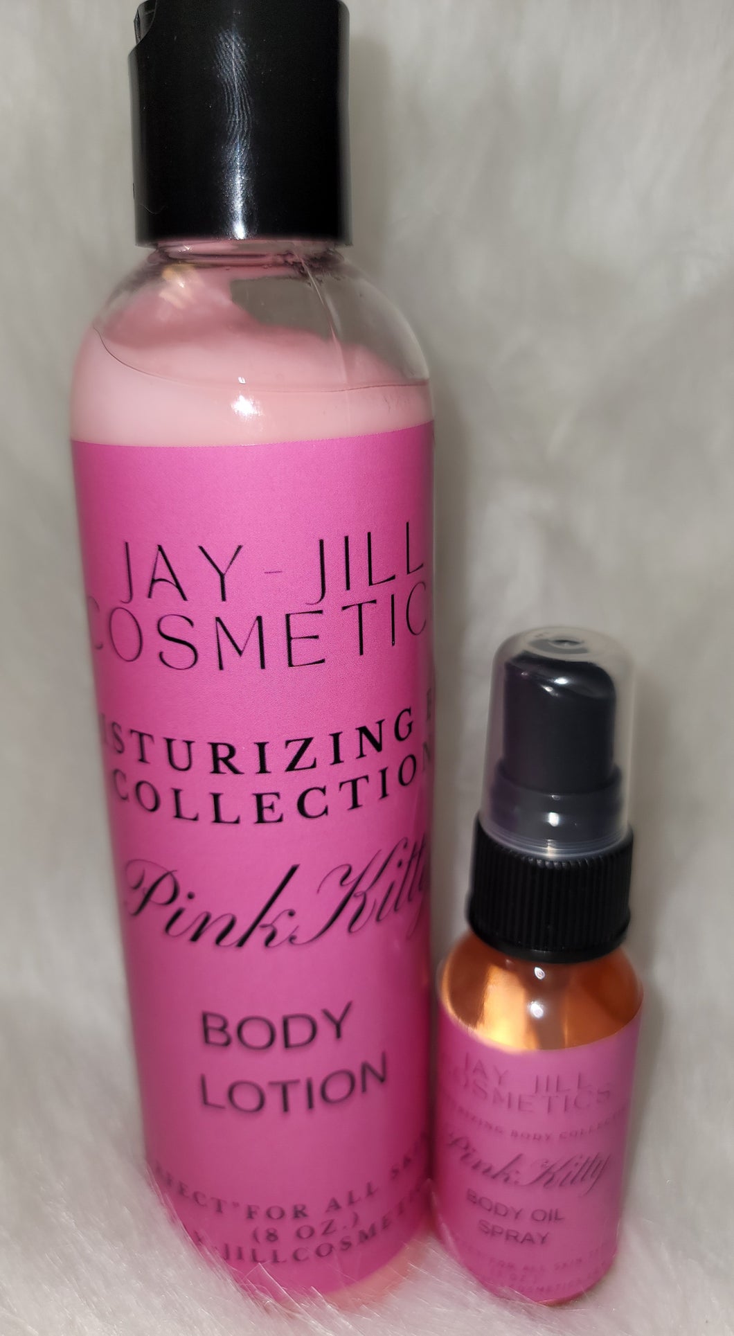 Pink Kitty Body Lotion & Oil Combo